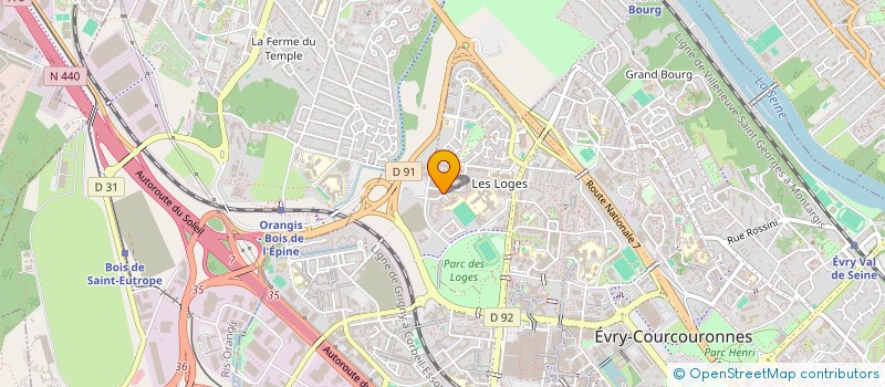 localisation de l'entreprise MONSIEUR IVRIL MASANGA à EVRY-COURCOURONNES