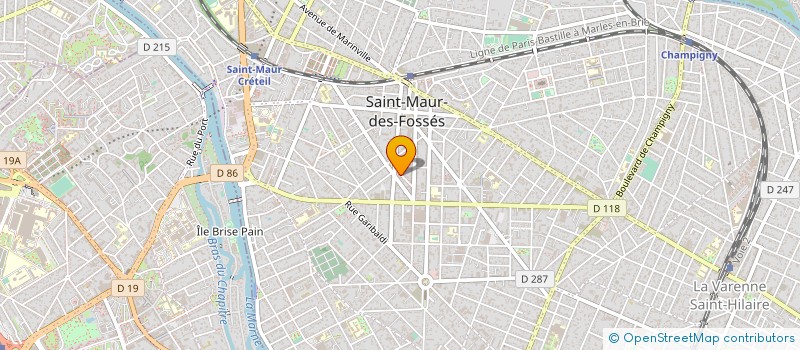 localisation de l'entreprise MONSIEUR IWAN NOWAK  SAINT-MAUR-DES-FOSSES