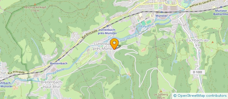 localisation de l'entreprise MONSIEUR IWAN PREVOT  LUTTENBACH-PRES-MUNSTER