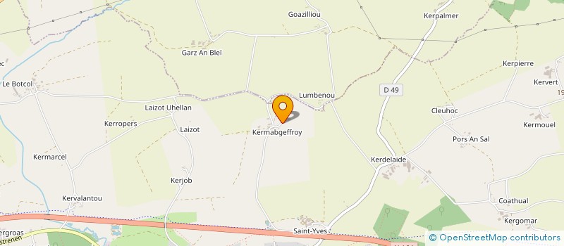 localisation de l'entreprise MONSIEUR IWANN LE TALEC  PLOUGUERNEVEL