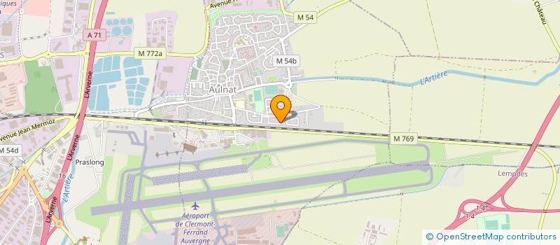 localisation de l'entreprise MONSIEUR IYAD ABOU RABII  AULNAT