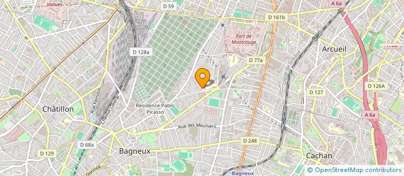 localisation de l'entreprise MONSIEUR IYAD BOUZOMMITA à BAGNEUX