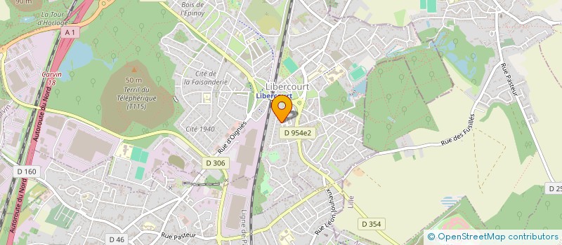 localisation de l'entreprise MONSIEUR IYAD FERDJANI  LIBERCOURT