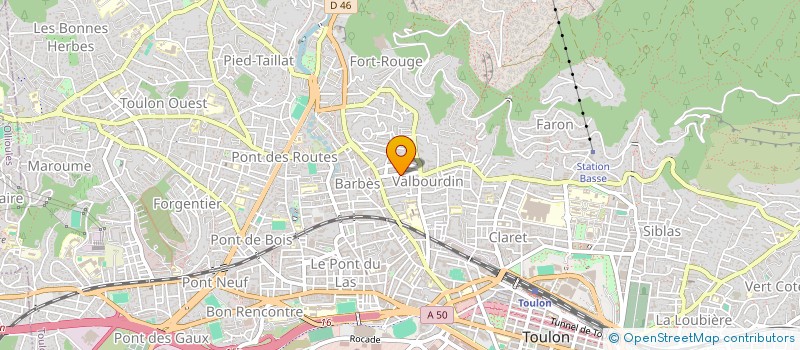 localisation de l'entreprise MONSIEUR IYADH ABBAISSI  TOULON