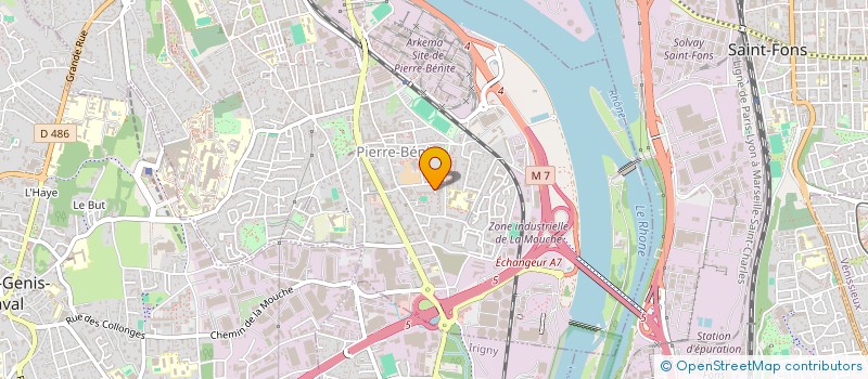 localisation de l'entreprise MONSIEUR IYED RIAHI  OULLINS-PIERRE-BENITE