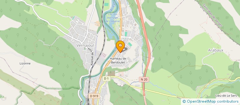 localisation de l'entreprise MONSIEUR IYELMO PADOVA  FERRIERES-SUR-ARIEGE