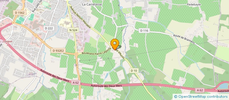 localisation de l'entreprise MONSIEUR IZACK RAYMOND  LANGON