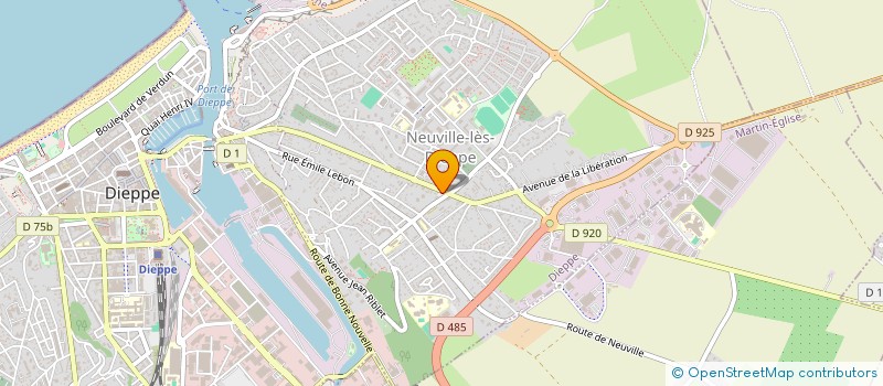 localisation de l'entreprise MONSIEUR IZACK SIMEON à DIEPPE