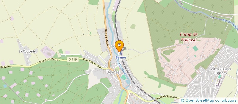 localisation de l'entreprise MONSIEUR IZAIAS CARDOSO RAMOS  BEYNES