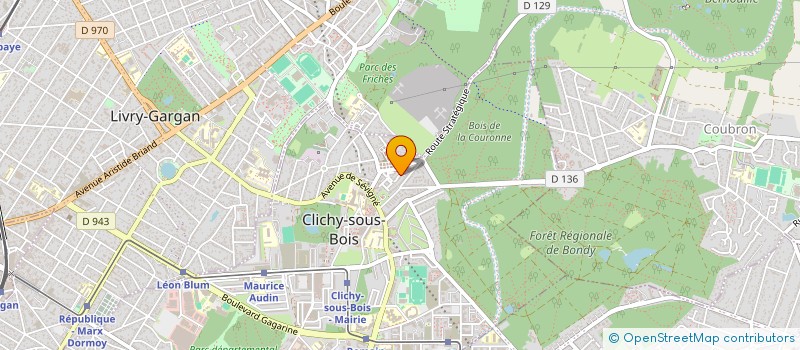 localisation de l'entreprise MONSIEUR IZAK AOUDJA à CLICHY-SOUS-BOIS