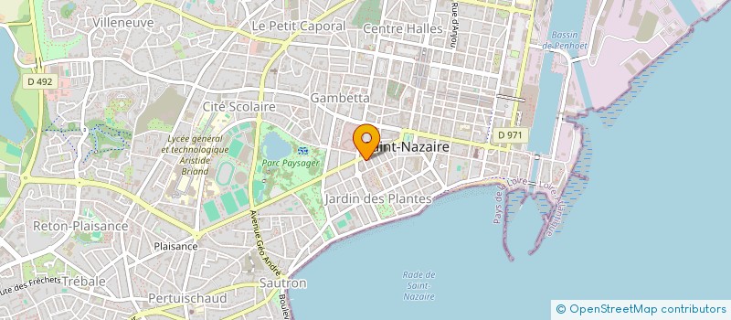localisation de l'entreprise MONSIEUR IZALDINE ABAKAR IBRAHIM  SAINT-NAZAIRE