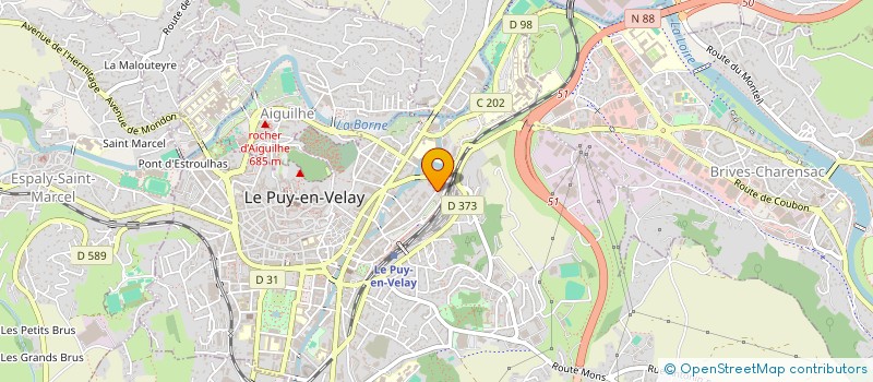 localisation de l'entreprise MONSIEUR IZEDIN GJEKAJ  LE PUY-EN-VELAY