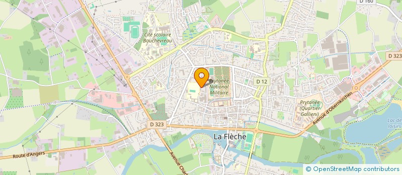 localisation de l'entreprise MONSIEUR IZEDIN OMAR AHMED  LA FLECHE