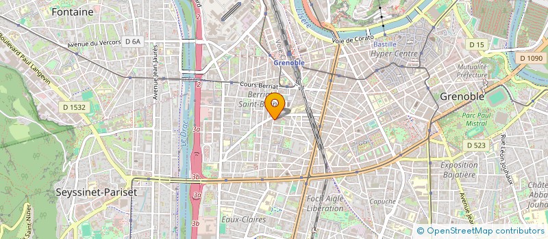 localisation de l'entreprise MONSIEUR IZEM EL MOURABIT  GRENOBLE