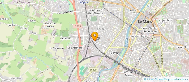 localisation de l'entreprise MONSIEUR IZHAK HAMMOUDI  LE MANS