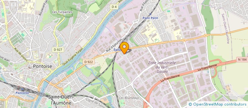localisation de l'entreprise MONSIEUR IZIDRO DE JESUS à SAINT-OUEN-L'AUMONE
