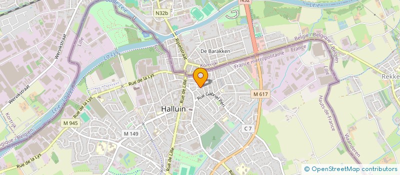 localisation de l'entreprise MONSIEUR IZNAOUR SADAIEV  HALLUIN