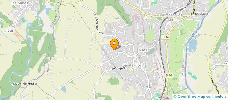 localisation de l'entreprise MONSIEUR IZON GARGOWITCH  SAINTE-FLORINE