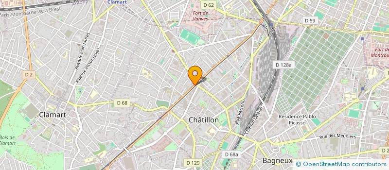 localisation de l'entreprise MONSIEUR IZU MUHAMAD IBRAHIM  CHATILLON