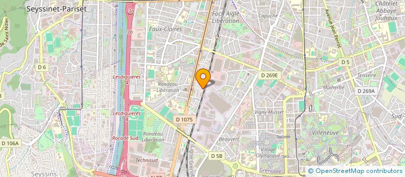 localisation de l'entreprise MONSIEUR IZZEDDINE DJAHAFI  GRENOBLE