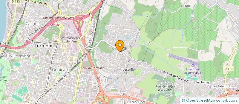 localisation de l'entreprise MONSIEUR IZZEDDINE FODIL  LORMONT