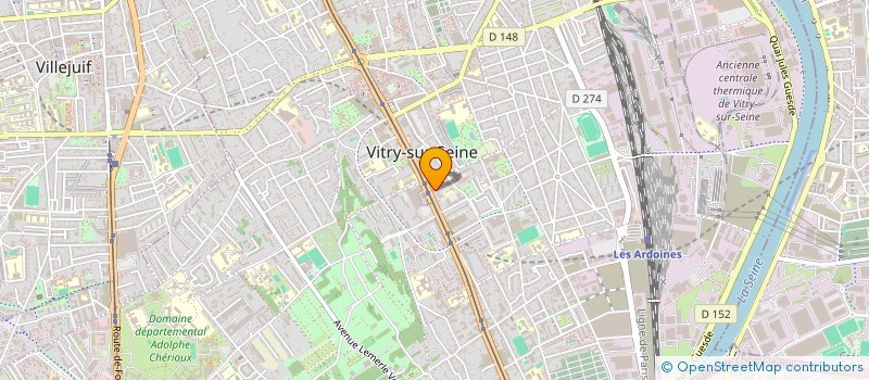 localisation de l'entreprise MONSIEUR IZZEDINE AHMED à VITRY-SUR-SEINE