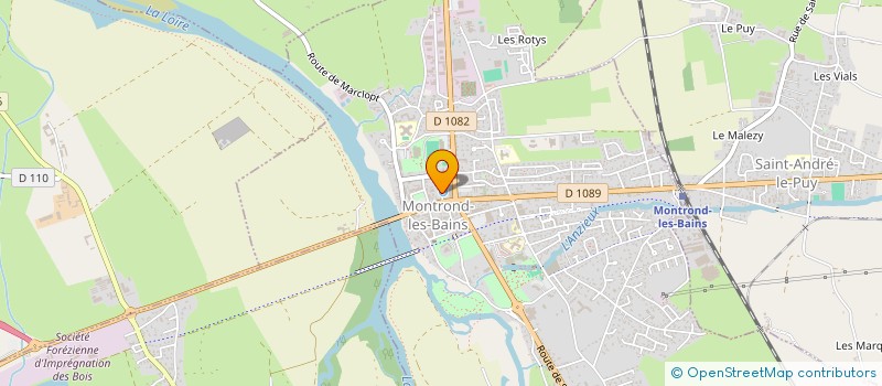 localisation de l'entreprise MONSIEUR IZZET ASLAN  MONTROND-LES-BAINS