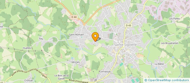 localisation de l'entreprise MONSIEUR IZZET CELIKOZ  SAINTE-SIGOLENE