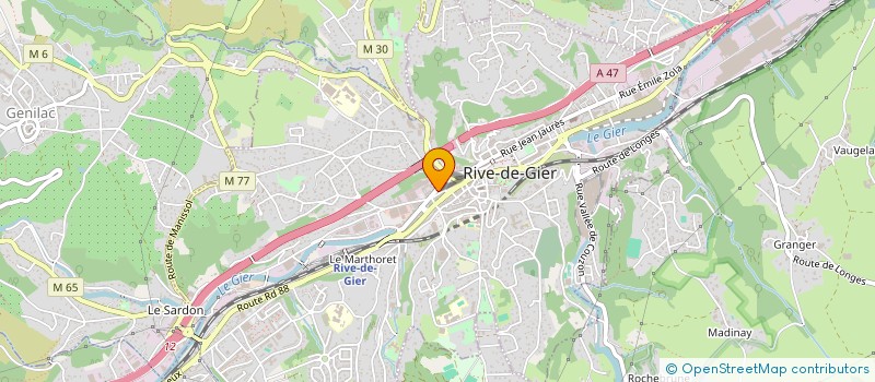 localisation de l'entreprise MONSIEUR IZZET KISAKAYA  RIVE-DE-GIER