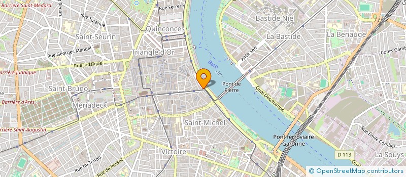 localisation de l'entreprise MONSIEUR J BENUSIGLIO à BORDEAUX