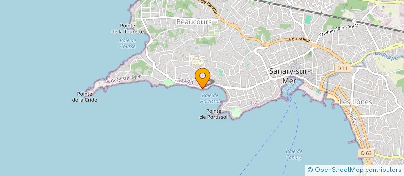 localisation de l'entreprise MONSIEUR J BERTHIER à SANARY-SUR-MER