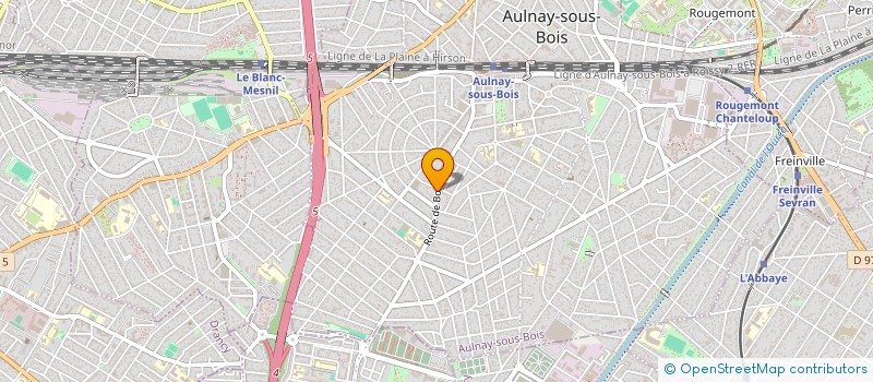 localisation de l'entreprise MONSIEUR J BORRAS à AULNAY-SOUS-BOIS