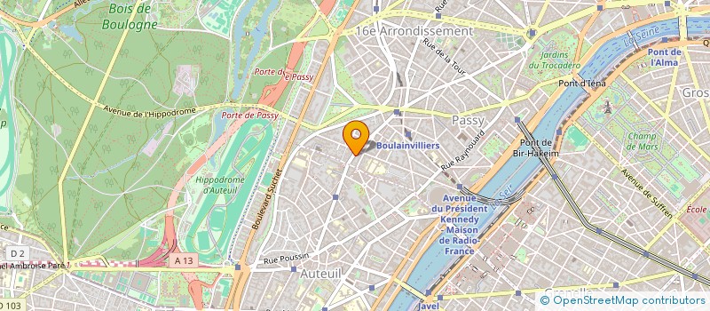 localisation de l'entreprise MONSIEUR J CORAUD à PARIS