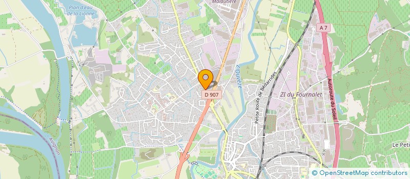 localisation de l'entreprise MONSIEUR J-FRANCOIS DEVILLERS  SORGUES