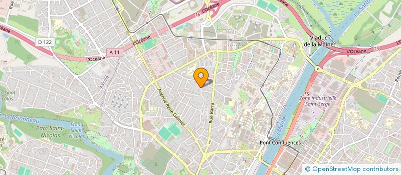 localisation de l'entreprise MONSIEUR J-LOUIS ARRECKX  ANGERS