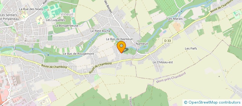 localisation de l'entreprise MONSIEUR J-MICHEL LE MAUFF  VINEUIL