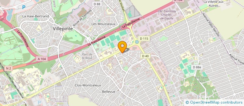 localisation de l'entreprise MONSIEUR J PHENG à VILLEPINTE