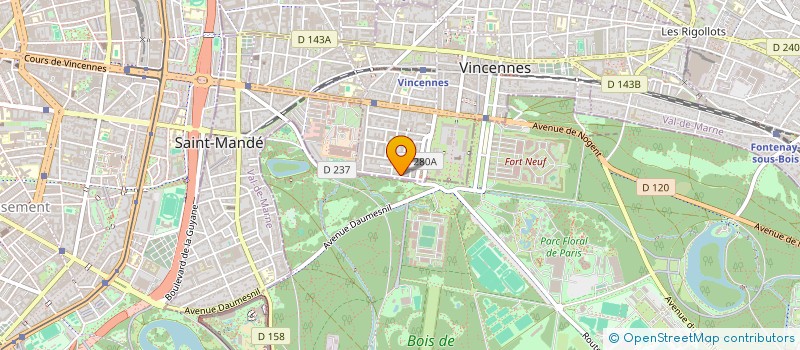 localisation de l'entreprise MONSIEUR J SIOT à VINCENNES