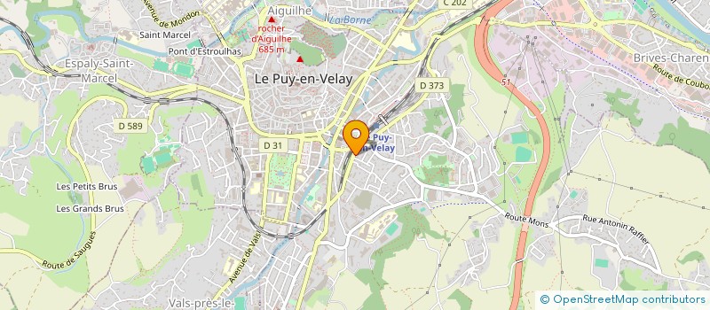 localisation de l'entreprise MONSIEUR JAAD NOUR  LE PUY-EN-VELAY