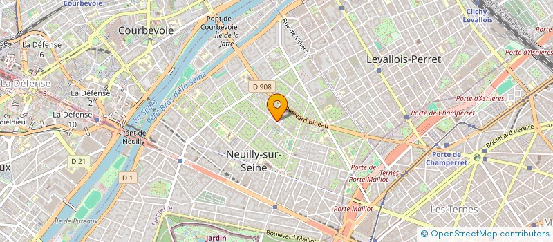 localisation de l'entreprise MONSIEUR JAAFAR BENNANI  NEUILLY-SUR-SEINE