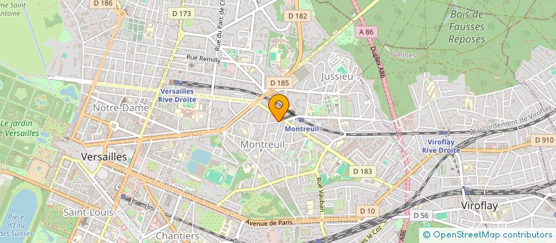 localisation de l'entreprise MONSIEUR JAAFAR KETTANI à VERSAILLES