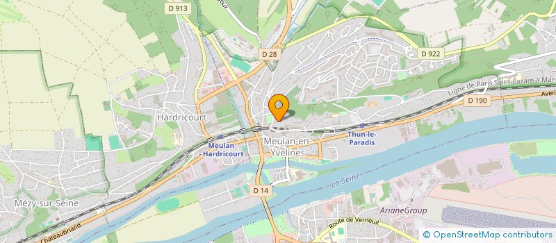 localisation de l'entreprise MONSIEUR JAAFAR KHEFIFI  MEULAN-EN-YVELINES