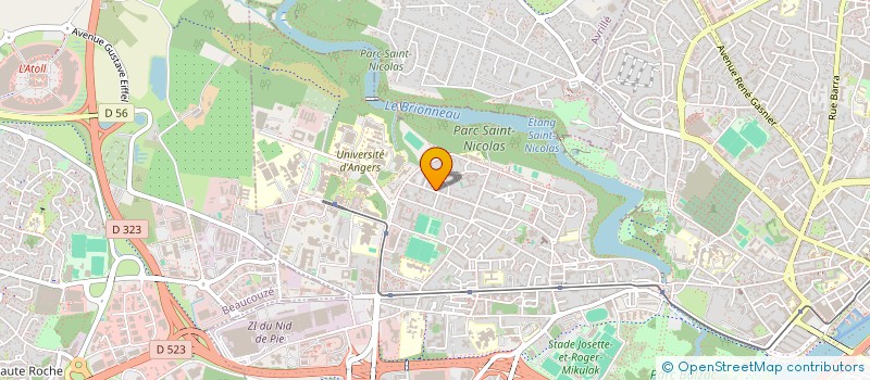 localisation de l'entreprise MONSIEUR JAAFAR MOHAMMED ELZAIN à ANGERS