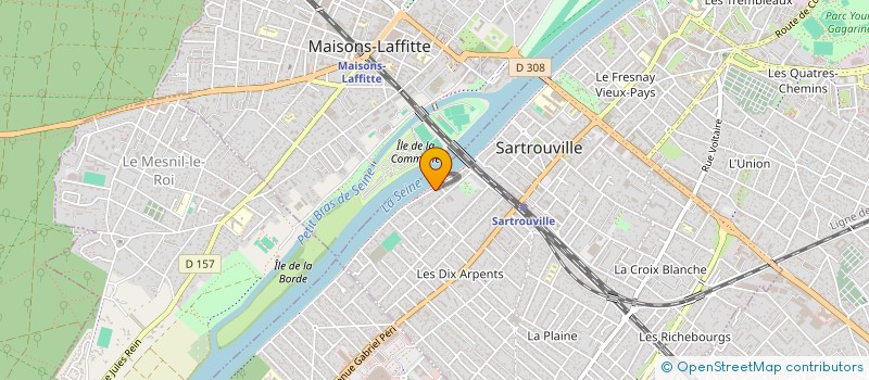 localisation de l'entreprise MONSIEUR JAAFER SAIDI  SARTROUVILLE