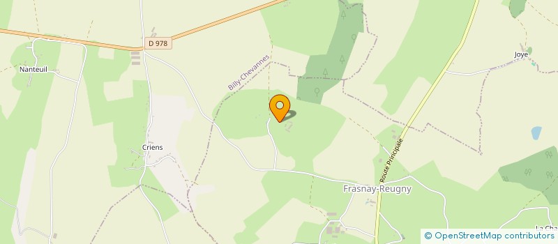 localisation de l'entreprise MONSIEUR JAAP PRONK  FRASNAY-REUGNY