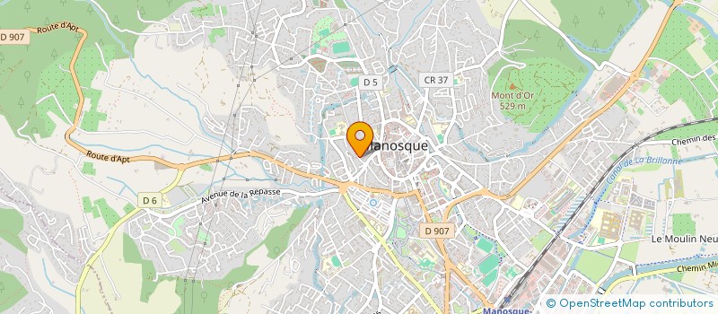 localisation de l'entreprise MONSIEUR JABARI KHOUTARI à MANOSQUE