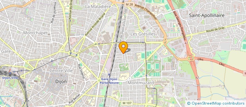 localisation de l'entreprise MONSIEUR JABED AHMED à DIJON