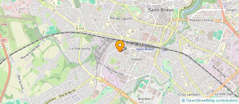 localisation de l'entreprise MONSIEUR JABER AHMED à SAINT-BRIEUC