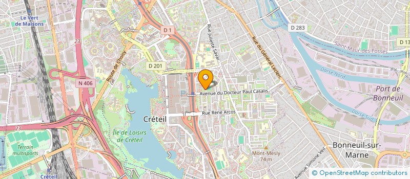 localisation de l'entreprise MONSIEUR JABER MEZIANE  CRETEIL