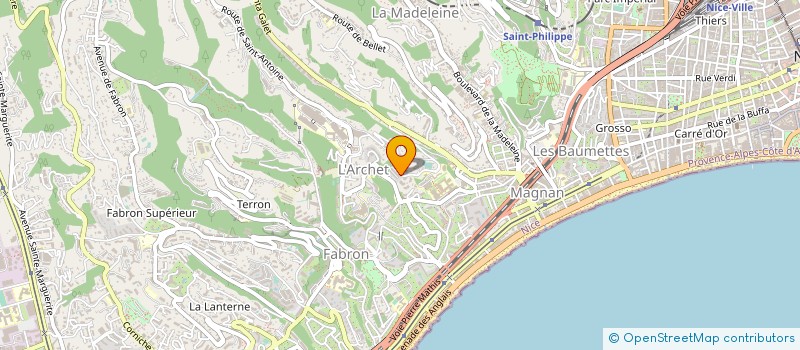 localisation de l'entreprise MONSIEUR JABER RIFI à NICE